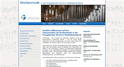 Desktop Screenshot of kirchenmusik-ekm.de